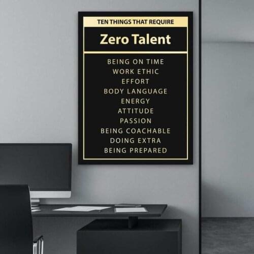 Inspirational quotes art posters and prints canvas painting decorative wall art pictures office home decoration