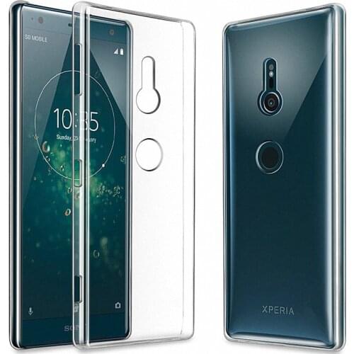 For Sony Xperia XZ3 Transparent Silicon Case for Sony Xperia XZ3 Anti-knock Phone cover Cases