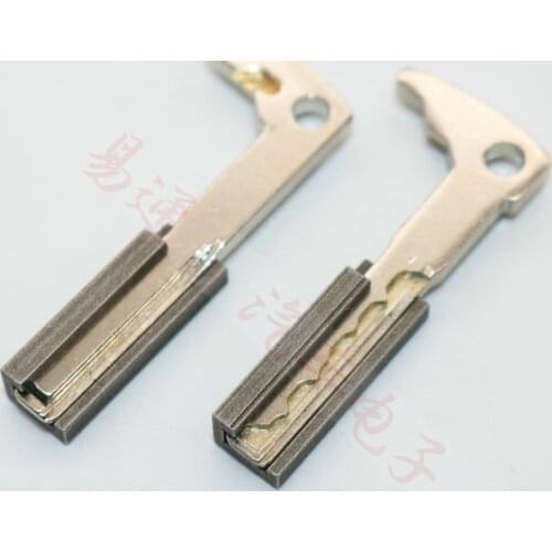 Vertical Key Machine HU64 Key Clamp For Mercedes Benz Key Blade Cutting use with of internal and external milling blades