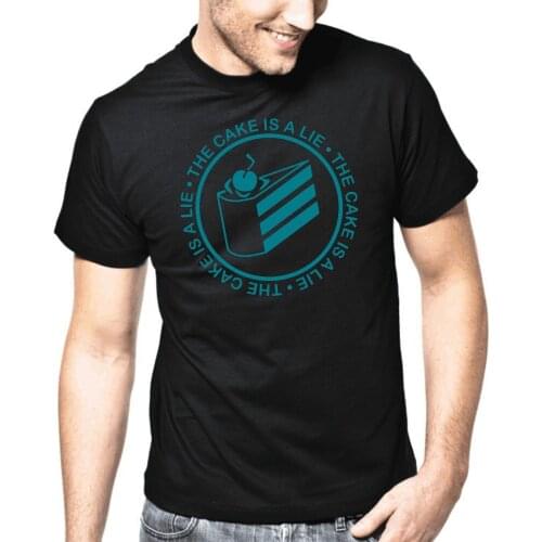 High quality 2019 summer new Guevara T-shirt is a lie | portal | Glados | geek | players | Nerd | fun 3D Tee shirt