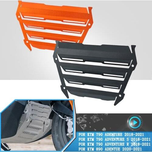 FOR 790ADENTURE 790 Adventure R S 790ADV 2018 2019 2020 2021 Motorcycle Accessories Engine Guard Cover And Crap Flap Protector