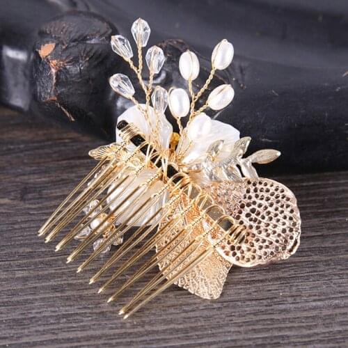Peines para el cabello para mujer, accesorios para el cabello, adornos para el cabello, joyería, tocado de novia, perlas, diaman