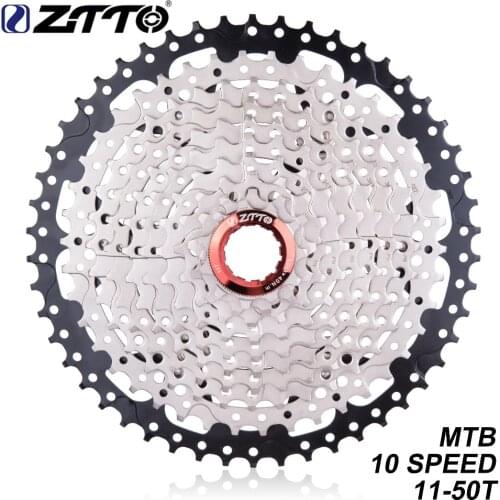 ZTTO MTB Mountain Bike 10 Speed 11-50T Cassette Sprockets Flywheel Ratios For Bicycle Parts XT SLX XO X0 X9 X7
