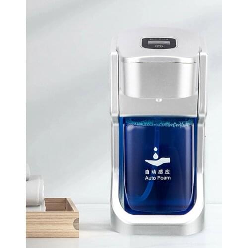 1pcs Infrared Induction Soap Dispenser Automatic Induction Foam Soap Dispenser Wall-Mounted No Touch Smart Sensor Bubble Machine