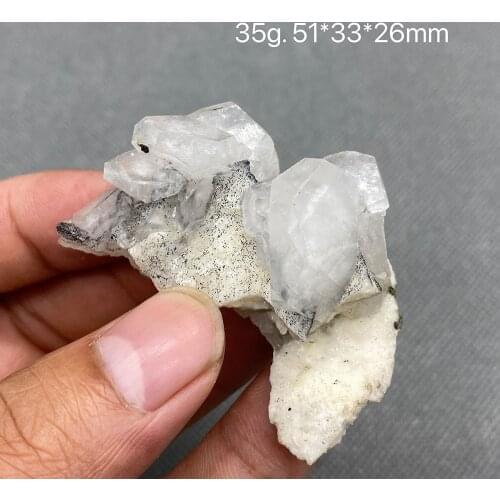 100% natural calcite pyrite ore specimen quartz crystal gemstone Free shipping