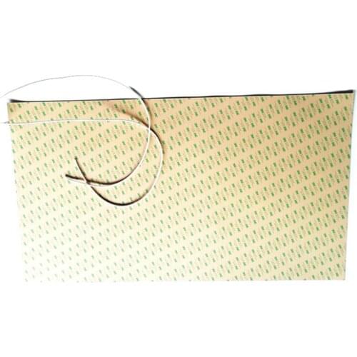 120V 2600W 530*990*1.5mm Silicone Vessel Heater adhesive 1 side 1000mm lead wire