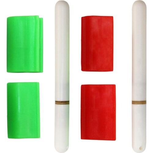2x Fishing Float Light Stick Green Red Luminous Electronic Attractive Tackle