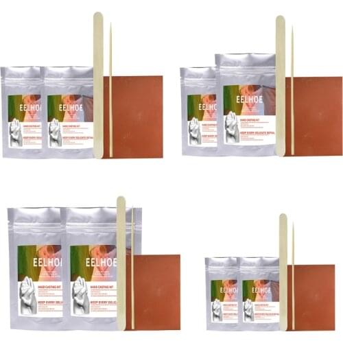 4 Optional Model Clone Powder Anniversary Memorial Statue Set Crafts Powder for DIY Hands Plaster Statue Molding