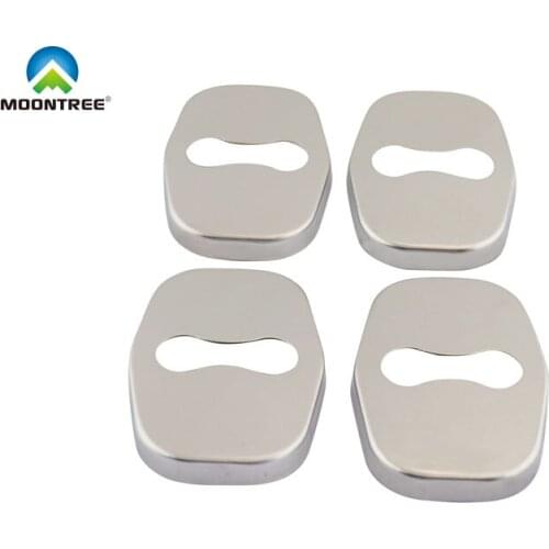 4 x Silver for DS3 DS4 DS5 DS6 DS7 Citroen C5 C4L Car Door Lock Cover case sticker