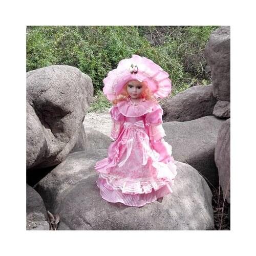 41CM Russian super girl heart export Europe and America ceramic simulation doll office home statues wedding decoration dies