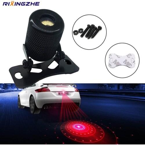 Car Parking Lamp Laser Light Tail Fog Light Auto Brake Rearing Warning Project Ambient Light one light 6 Pattern Anti Collision