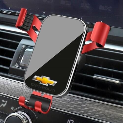 Gravity Car Phone Holder For Car Air Vent Mount Clip For Chevrolet Cruze Trax Captiva Malibu Tahoe Suburban Impala Silverado