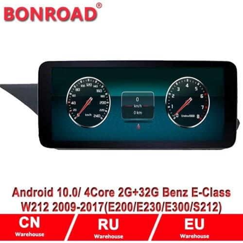 Android10.0 Car GPS Navigation Multimedia Player for Benz E Class W212 E200 E230 E260 E300 S212 2009-2015