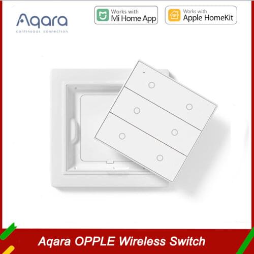 Aqara Opple Wireless Smart Switch International Version Wireleess key Work With MiHome App for Apple Homekit