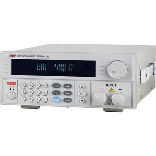 CE RoHS hight power programmed ac dc electronic dc load dc battery capacity tester price 30amp 150W 150v RK8511