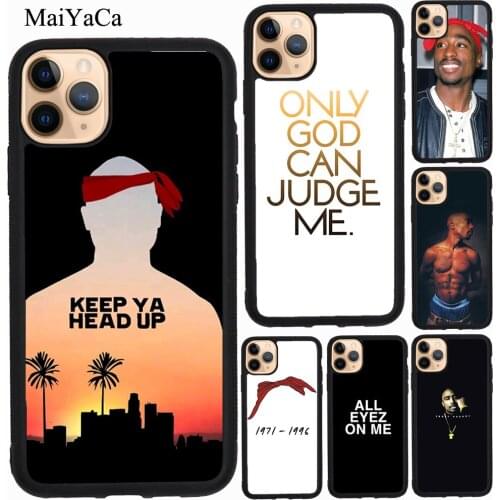 MaiYaCa 2Pac Tupac Shakur Case For iPhone 12 Pro Max mini 11 Pro Max XS X XR SE 2020 6S 7 8 Plus Cover