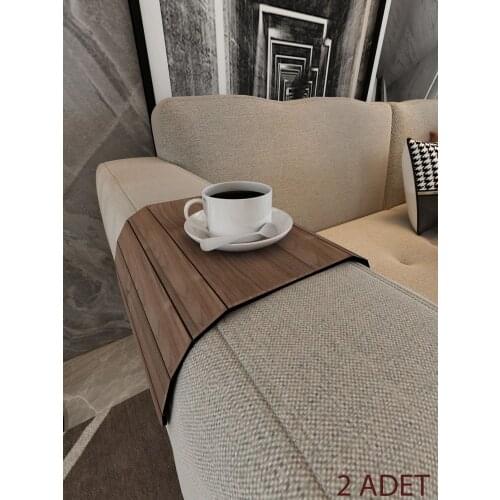 Couch Tray For Arm Rest Sofa Table 2 Pc Armrest Small Drink Table Coaster Armchair Flexible Foldable Side Coffe Made In Turkey