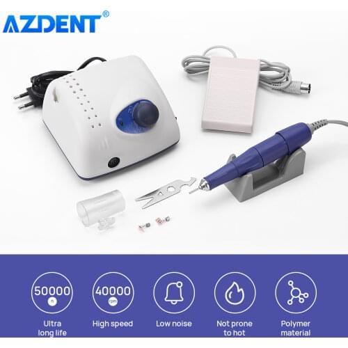 Dental Strong 210+105L Electric Grinding Machine with 45000rpm Handpiece 65W Nail Drills Manicure Pedicure Electric File Bits