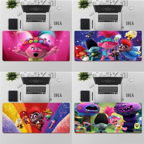 FHNBLJ Top Quality Trolls World Tour Gamer Speed Mice Retail Small Rubber Mousepad Free Shipping Large Mouse Pad Keyboards Mat