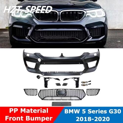 G30 PP Unpainted Car Body Kit Front Bumper Fender Rear Bumper For BMW 5 Series G38 Modify M5 2018-2020