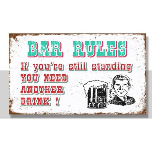 Metal signs plaques vintage retro style Beer bar San Miguel mancave home popular