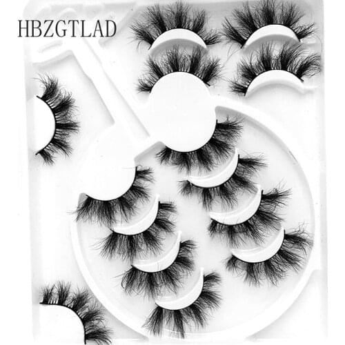 NEW 7 Pairs Eyelashes Extension Patches Set Natural Thick Long False Eyelashes Dramatic Fake Lashes Makeup Beauty Cosmetics