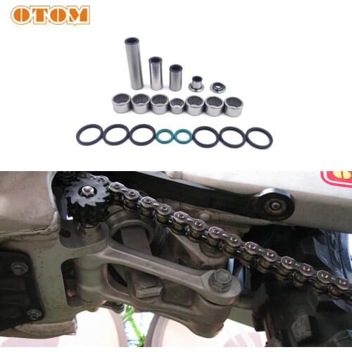 OTOM Off-road Motorcycle Rear Lowering Link Triangle Swingarm Care Accessories Bushing Needle Bearing Oil Seal For Kawasaki KXF