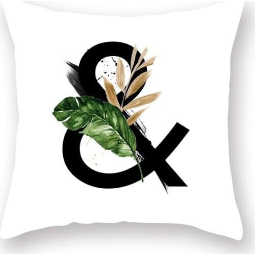 Simple Style Cushion Cover Polyester Pillow Case Decorative Pillows Cover for Sofa Car