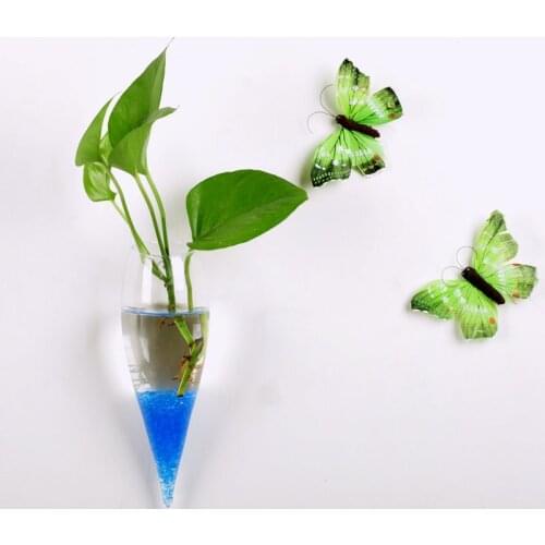 Garden Decor High Borosilicate Glass Hanging Glass Flower Planter Vase Terrarium Container Flower Pots Home Garden Ball Decor