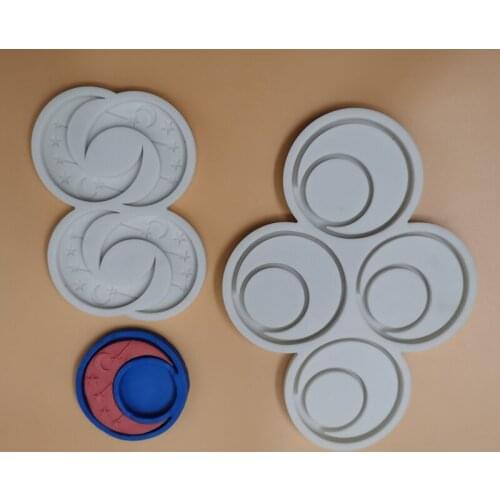 SHENHONG Ramadan Eid Mubarak Fondant Silicone Molds Baking Tools Surgacraft Cake Mold Kits Clay Polymer Decorating Accessories