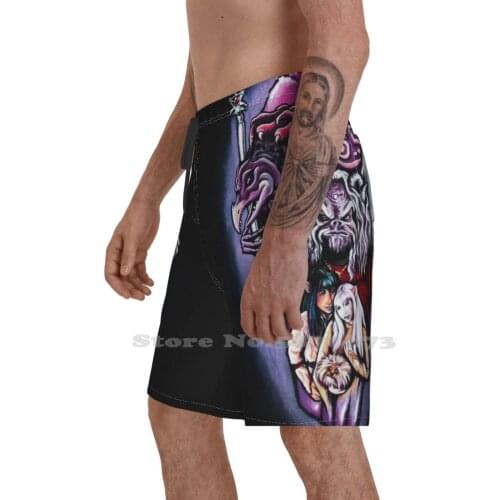 Save The Crystal Sports Fitness Swimming Shorts Dark Crystal Henson Fan Gelfling Skeksi Skeksis Movie
