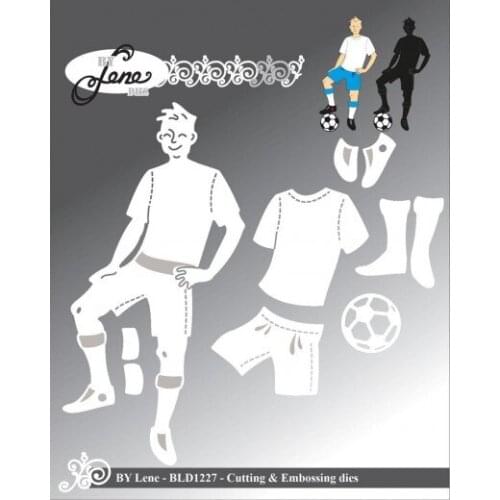 JMCRAFT Boys Clothes Pants And Football Metal Cutting Dies DIY Scrapbook Handmade Paper Craft Metal Steel Template Dies