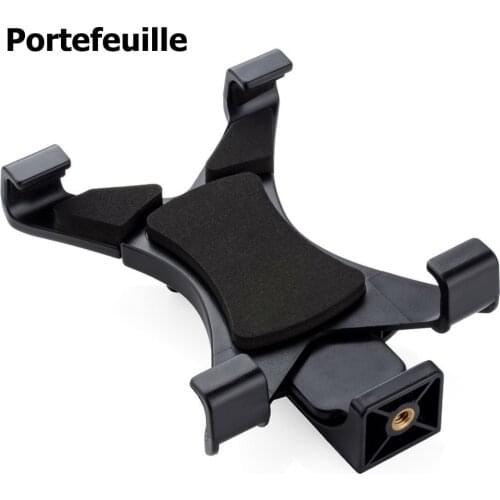 Portefeuille For iPad Tripod Mount Universal Tablet Tripod Holder Adapter for Apple iPad Air 2 Mini Samsung Galaxy Tab Pro 10.5