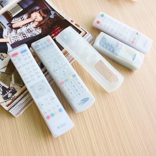 Silicone Protective Case Cover Skin For TV Remote Control Dust Cover Holder Organizer Home Accessories Supplies