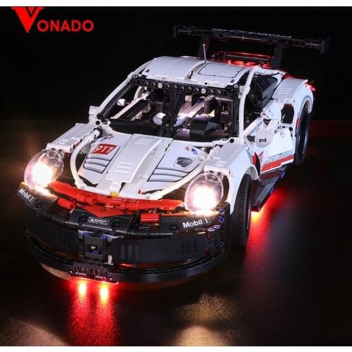 Led light for Technic 23018 Hybrid Technic Compatible for lego 42096 Super Racing Car Model Blocks Bricks Building Children Toys