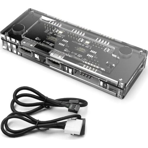 UTHAI HC426 1in5 Multifunctional 9pin To 9pin USB2.0 With SATA Power Supply 9-pin Extension HUB hub computer component