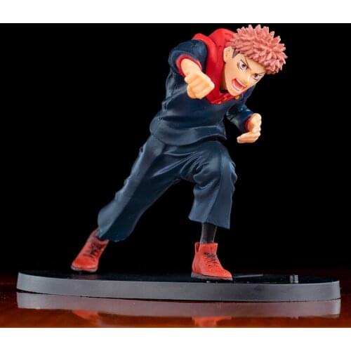 Japan Anime Jujutsu Kaisen Itadori Yuji Battle Ver. PVC Action 12cm Figure Figurine Toy New No Box
