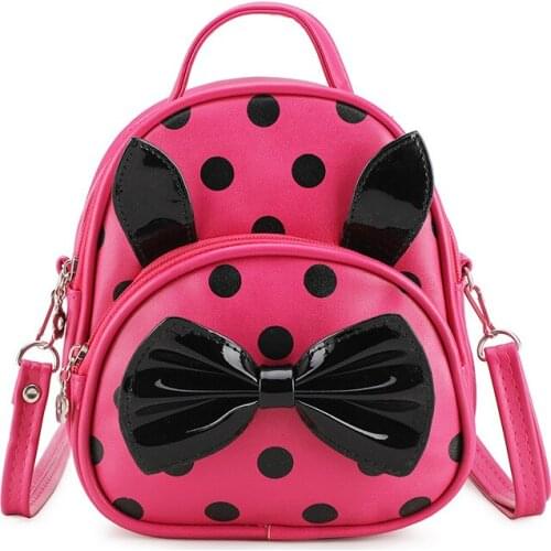 2021 New Mini Cute Small Children School Book Bag PU Leather Lovely Girls Boys Preschool Backpack for Kids Mochila Infantil