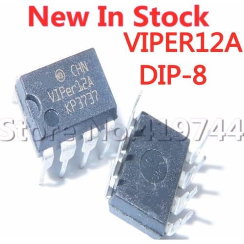 5PCS/LOT VIPER12A DIP-8 Power Module/Offline Switch In Stock NEW original IC