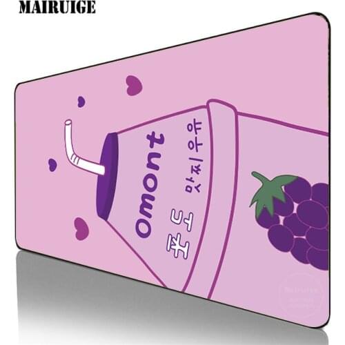 Strawberry Grape Large Cute Pink Mouse Pad Waterproof Desktop Non-slip Desk Mat Kawaii Gaming Accessories Students Writing Pad