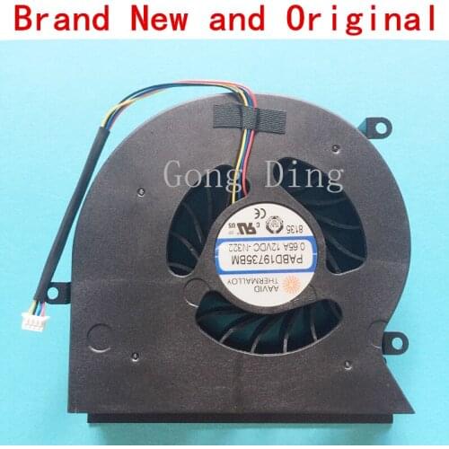 New laptop CPU GPU cooling fan Cooler Notebook PC for MSIGT62 MSIGT62VR Laptops Fans 4-PinS 4-Wire 4Pin
