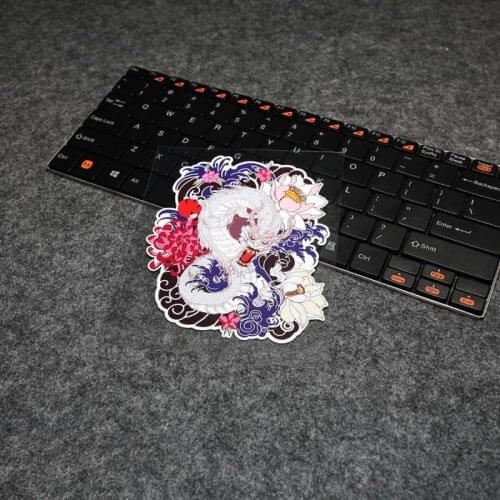 LuLuSticker #158 10.8x13.3cm Creative Dragon Totems Car Door Stickers Scratches Cover Trunk Fuel Tank Decals Motorcycle Stickers