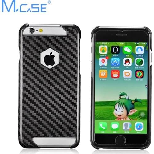 Mcase Newest Genuine Real Hexagon Spider Carbon Fiber Case for iPhone 6S Anti-radiation Case for iPhone 6S Plus