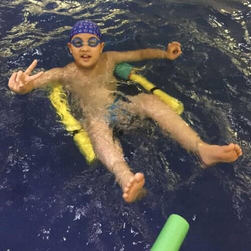 Swimming Rod Set Net Swimming Chair Net Set Water Floating Row Paddling Swimming Drifting Lounge Chair