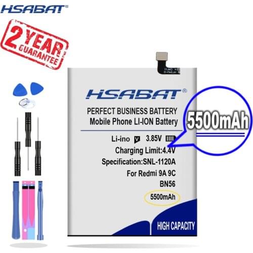 New Arrival [ HSABAT ] 5500mAh BN56 Replacement Battery for XIAOMI Redmi 9A / 9C / Poco M2 Pro