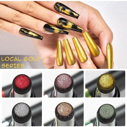 Nail Powder Cushion Pen Auroras Laser Mirror Nail Art Glitter Muticolor Chrome Holographics Nail Art Accessory