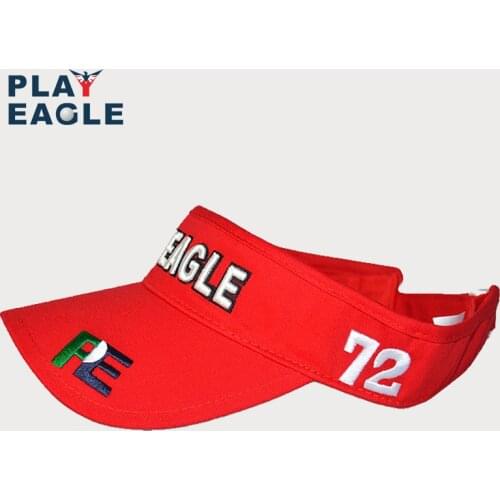 2021 Playeagle Brand Unisex Men Summer Visor Sunhat Adjustable Size Outdoor Sport Golf Tennis Hiking Hat Empty Cap