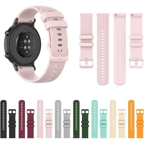 Silicone Wrist Strap For Huami Amazfit GTR 47mm Pace Smart Watchband For Amazfit GTR 2 2e Stratos2 2S 3 Zepp Z Sport Bracelet
