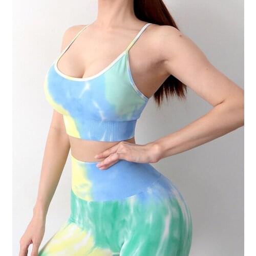 Fitness Sports Bra for Women Push Up Solid Cross Back Yoga Running Gym Training Workout Textured Padded Underwear Crop Tops