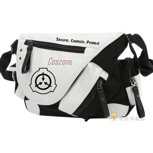 SCP Foundation Cosplay Crossbody Messenger Bag School Handbag Teentage Travel Shoulder Rucksack Gift